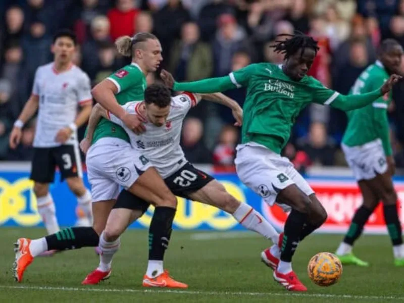 Nhìn lại tổng quan trận đấu đội hình Plymouth Argyle gặp Liverpool